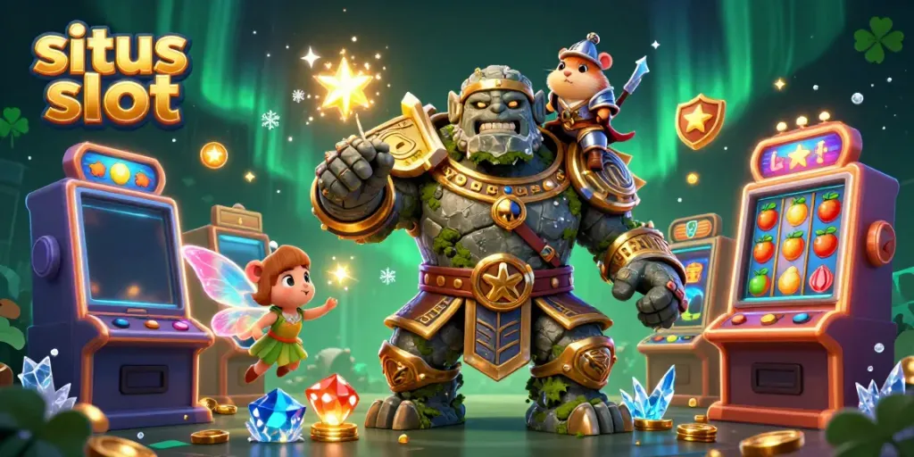 Memenangkan jackpot di situs slot dengan gambar kombo karakter kartun 3D menarik.