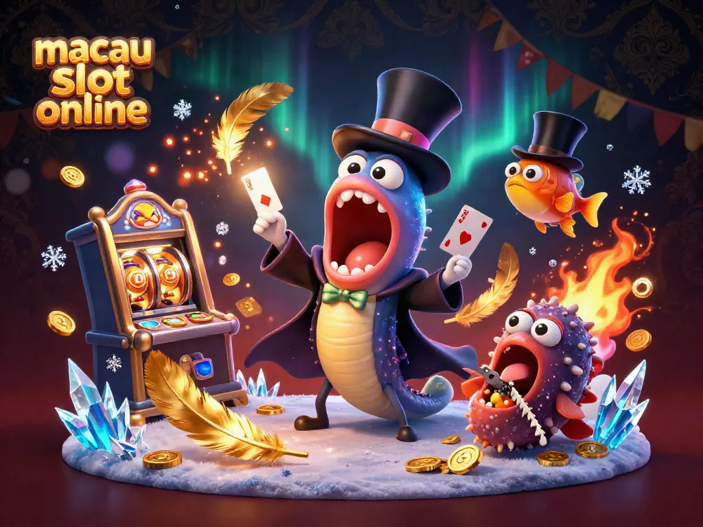 Menangkan permainan dengan macau slot online sambil menyaksikan eel bercahaya dalam penampilan sulap yang spektakuler.