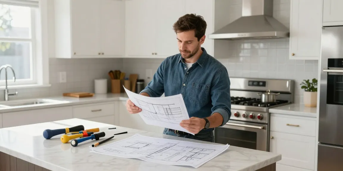 Seattle kitchen renovation experts working in a beautifully remodeled kitchen.