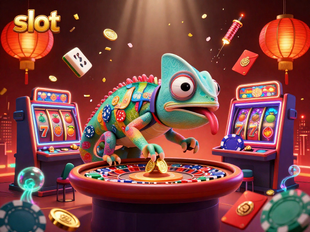 Menyaksikan slot gacor dan peluang menang terbaik di IDX66 dengan simbol slot dan lampion merah keemasan