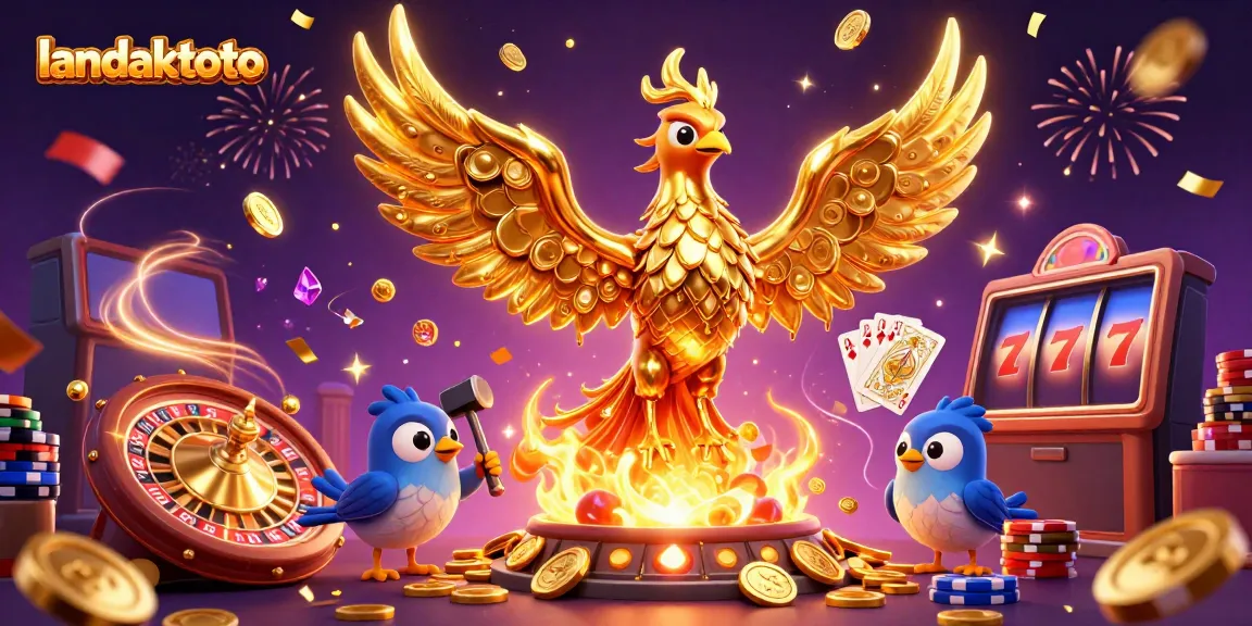LANDAKTOTO: meraih keberuntungan dengan phoenix emas dan permainan kasino yang spektakuler.
