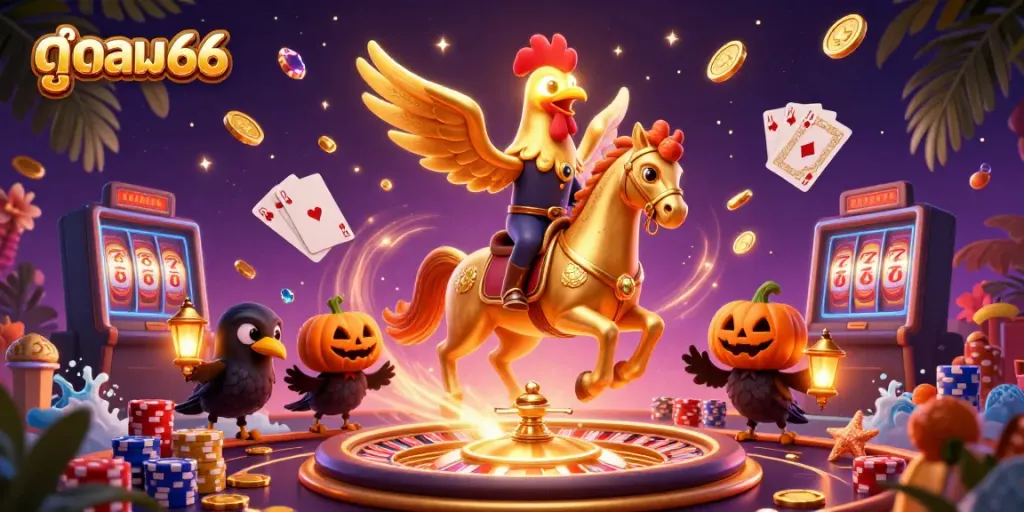 Experience thrilling moments with ดูบอล66 in an electrifying casino atmosphere full of action.