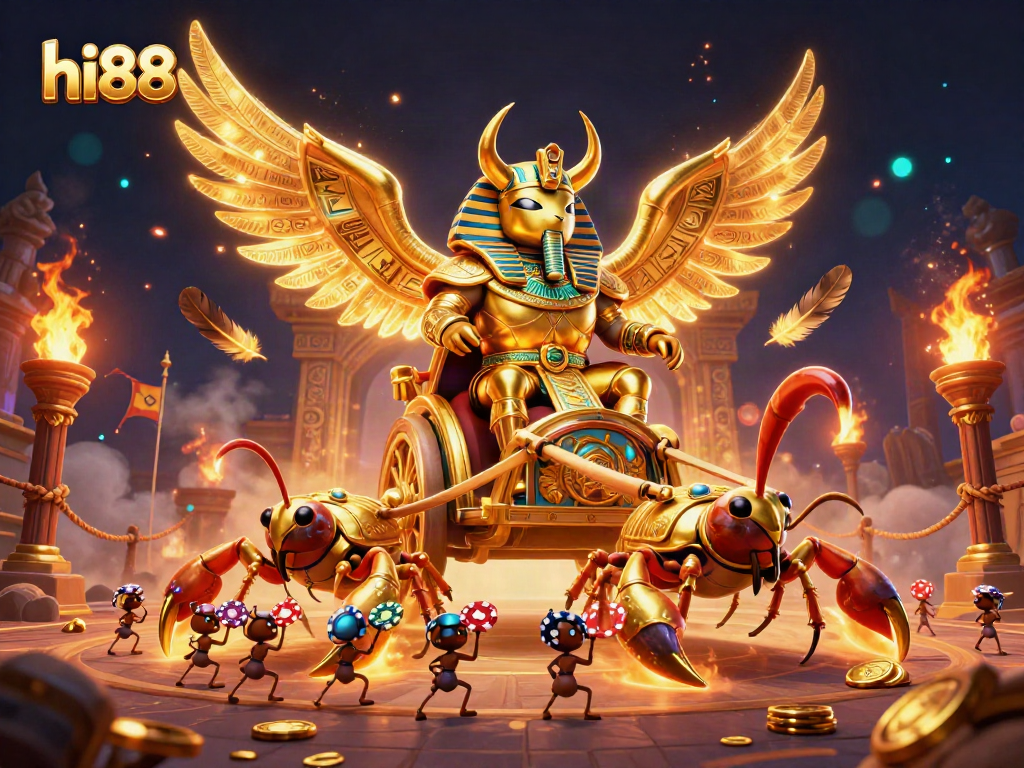 Experience the excitement of hi88 with vibrant online casino elements and dynamic characters.