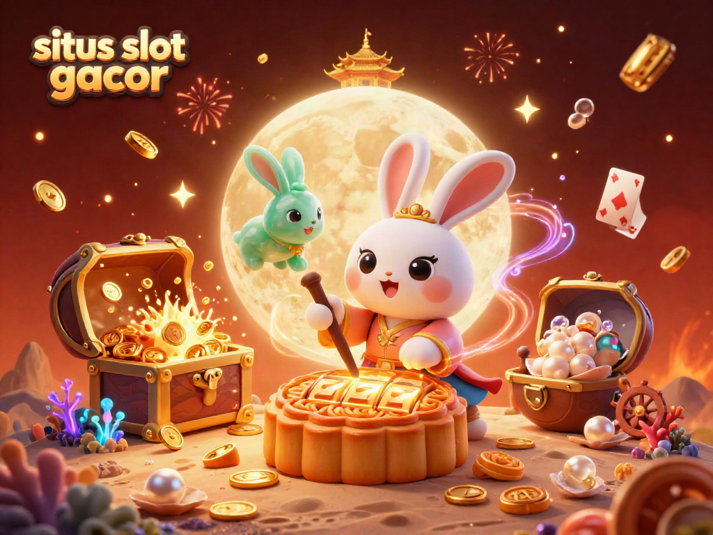 Experience the thrill with situs slot gacor, where fortune flourishes amidst vibrant illustrations of gambling elements.