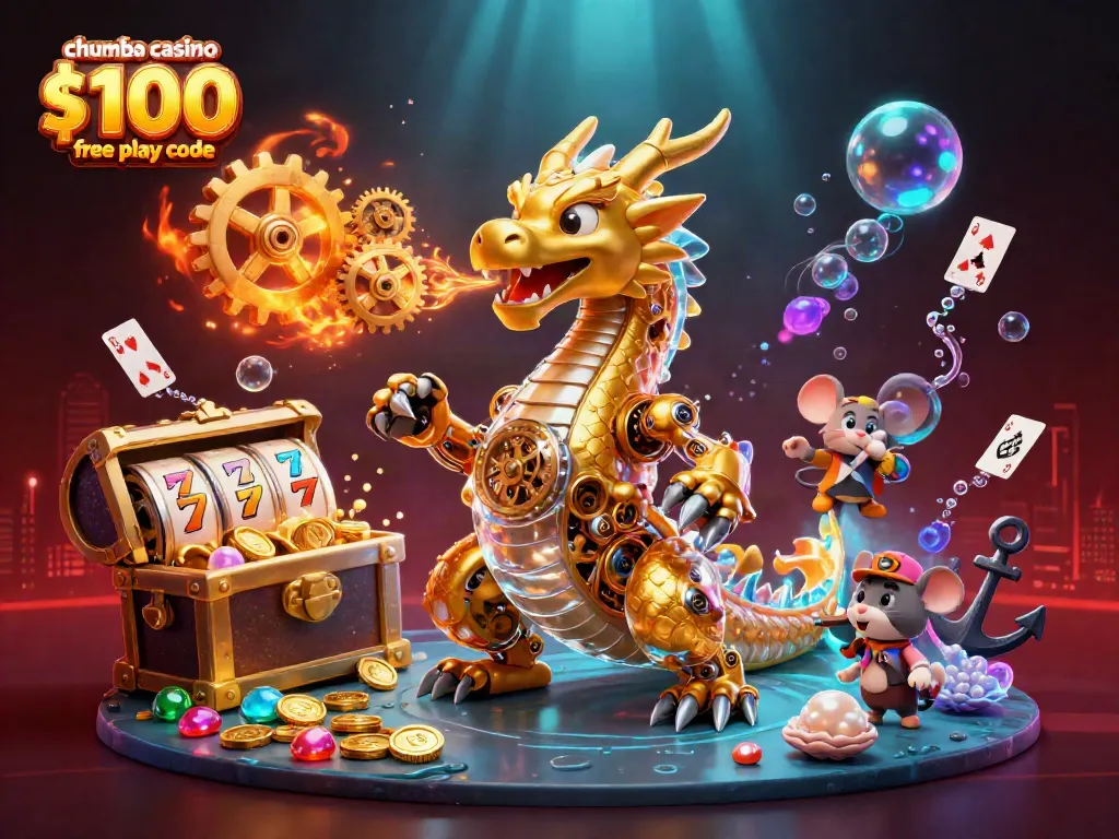 Experience the thrill with chumba casino $100 free play code, featuring dynamic slot scenes and treasures.