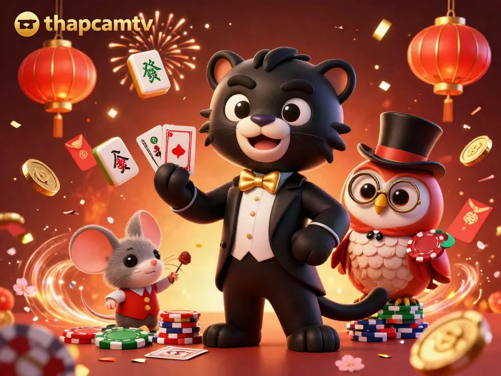 Enjoy thrilling moments on thapcamtv as characters deal cards and celebrate in a vibrant casino atmosphere.