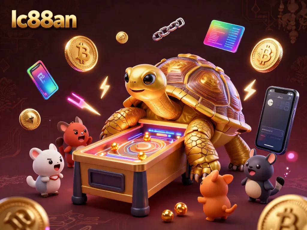 Engage in exciting gameplay at lc88an with vibrant pinball, crypto coins, and animated characters.
