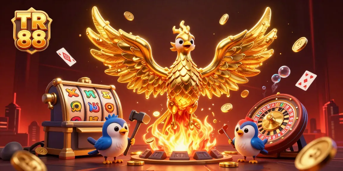Experience winning opportunities at TR 88 with a molten phoenix and captivating casino elements.