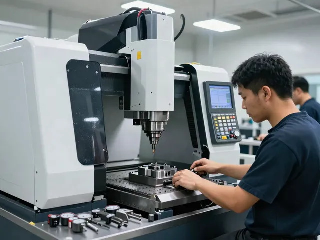 Precision CNC machining supplier operating high-quality machinery in a professional workshop.