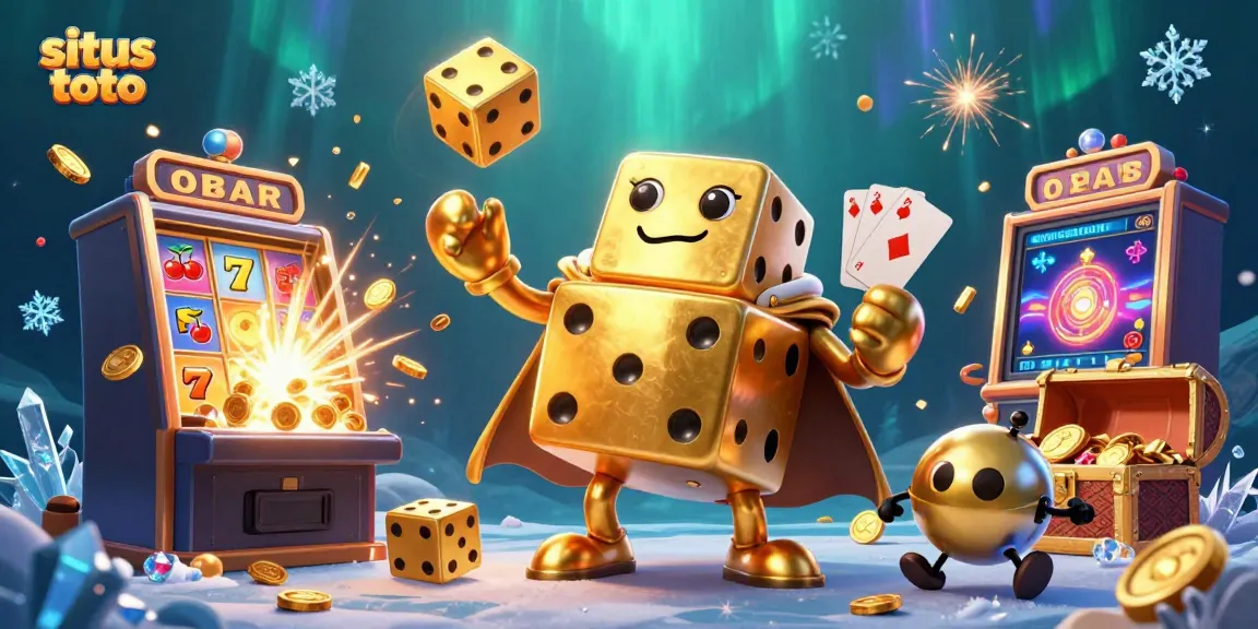 Experience dynamic gameplay at situs toto with vibrant golden dice and explosive jackpots.