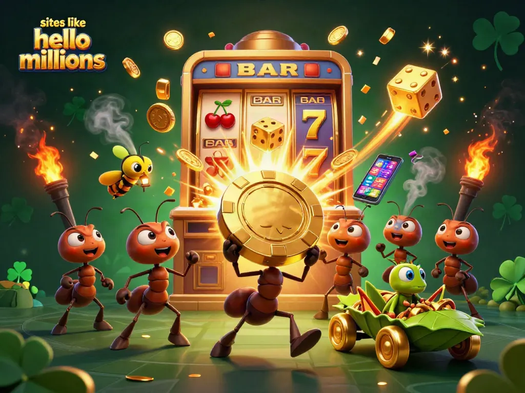 Capture your winnings with iconic games at sites like hello millions in a vibrant casino heist scene.