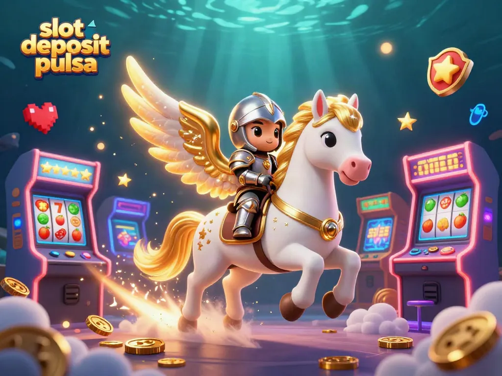 Engage in gaming with dynamic slot deposit pulsa visuals featuring magical characters and casino elements.