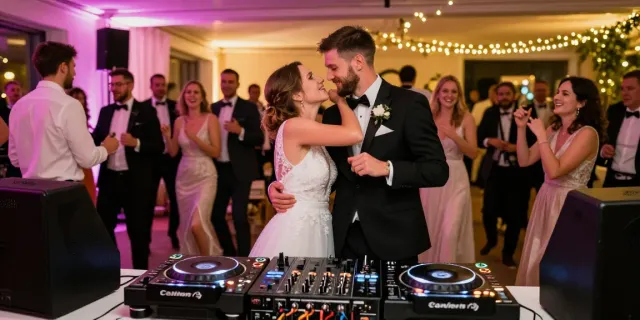Hochzeit DJ Berlin Brandenburg sorgt für eine unvergessliche Feier mit Tänzen und Emotionen.