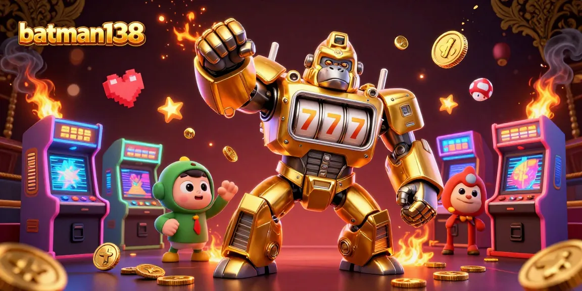Experience exciting gameplay strategies with batman138, featuring vibrant 3D mech characters and dynamic casino elements.