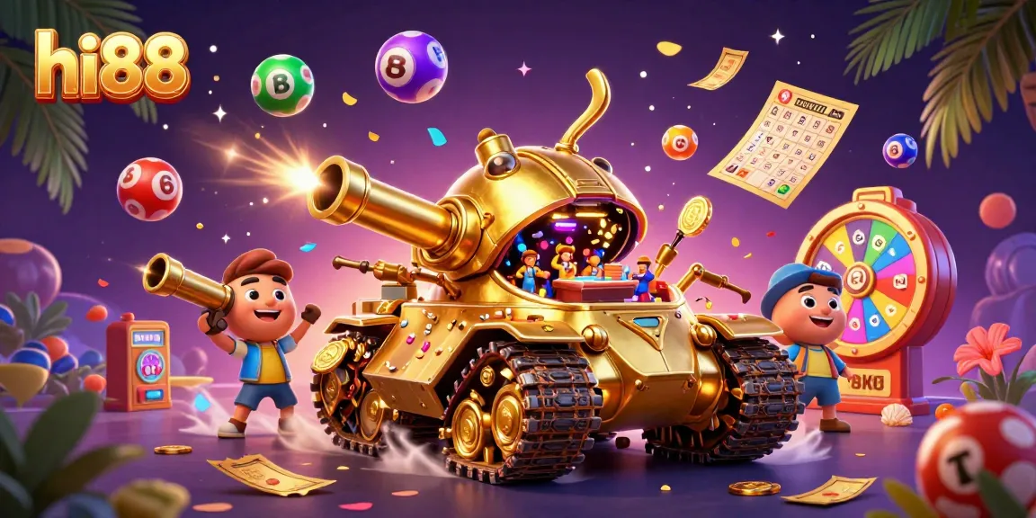 Experience thrilling moments at hi88 with an exciting casino tank and cheerful gaming elements.