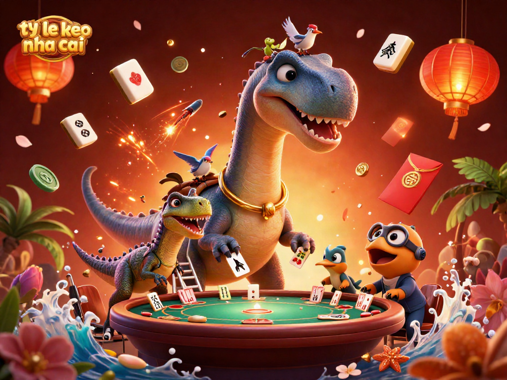 Engage with ty le keo nha cai in a thrilling gambling scene featuring dynamic casino elements.