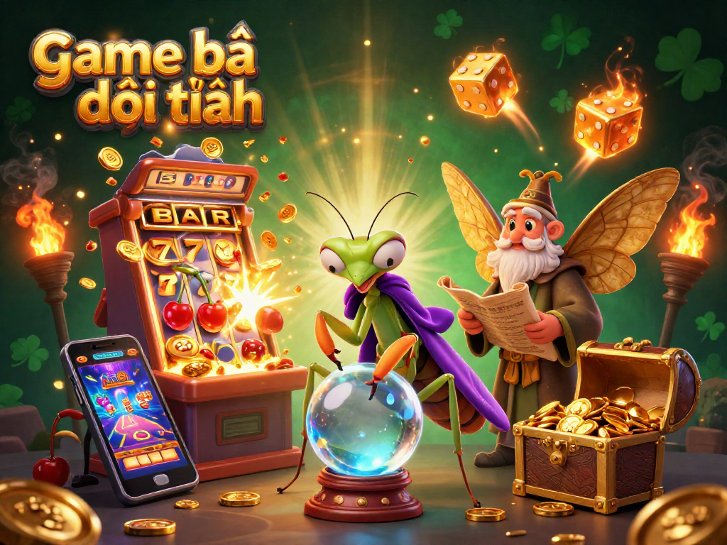 Play game bài đổi thưởng with winning chances in a vibrant 3D casino world full of jackpot excitement.