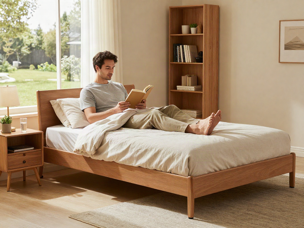Cozy rollaway bed setup in a modern bedroom, inviting atmosphere.
