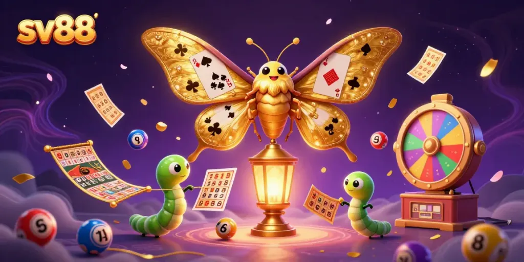 Experience thrilling casino adventures with sv88 featuring an atlas moth and magical game elements.
