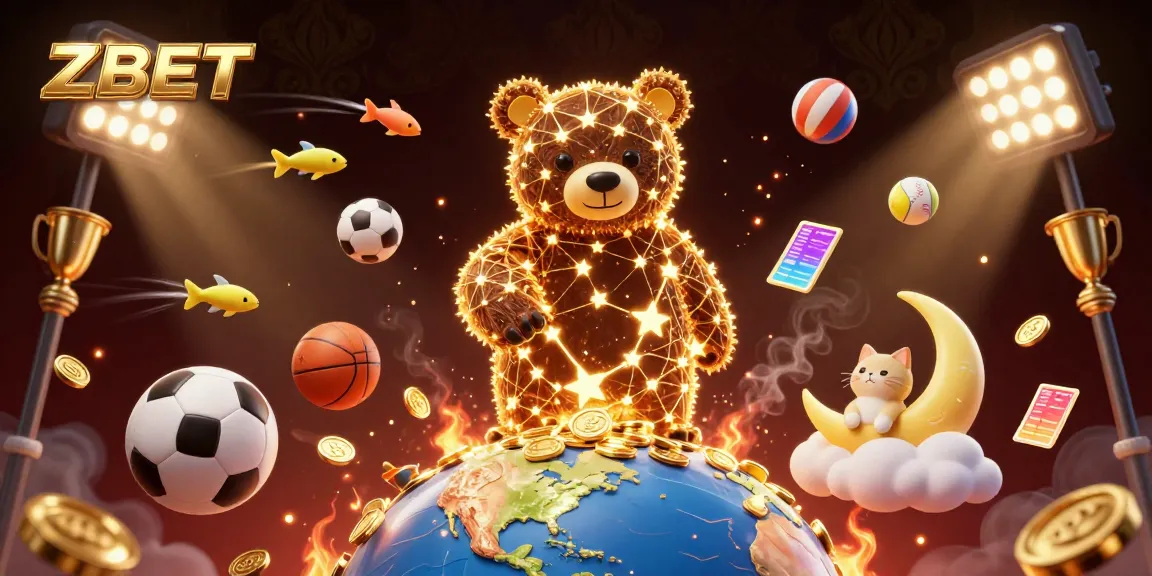 ZBET offers an interactive gaming experience with captivating gold elements and starry backgrounds for online fun.