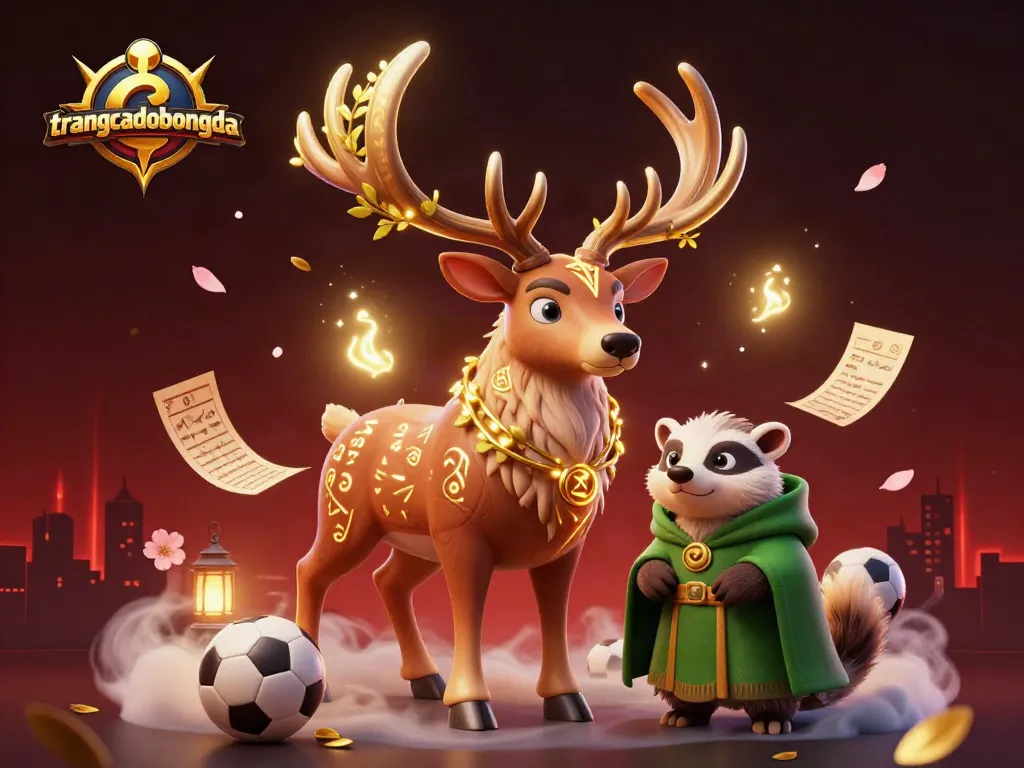 Engage in dynamic sports betting action on trangcadobongda with vibrant characters, sports elements, and exciting visuals.